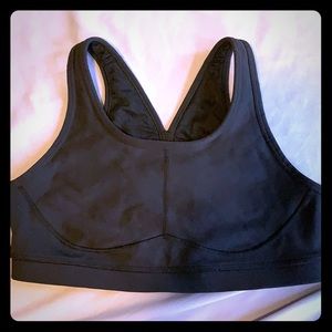 Black Athleta sports bra